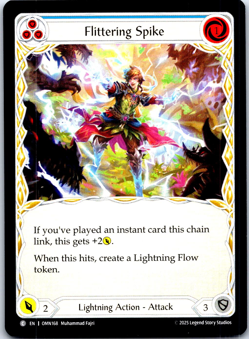 FLITTERING SPIKE (BLUE) OMN168 C FLESH AND BLOOD MP