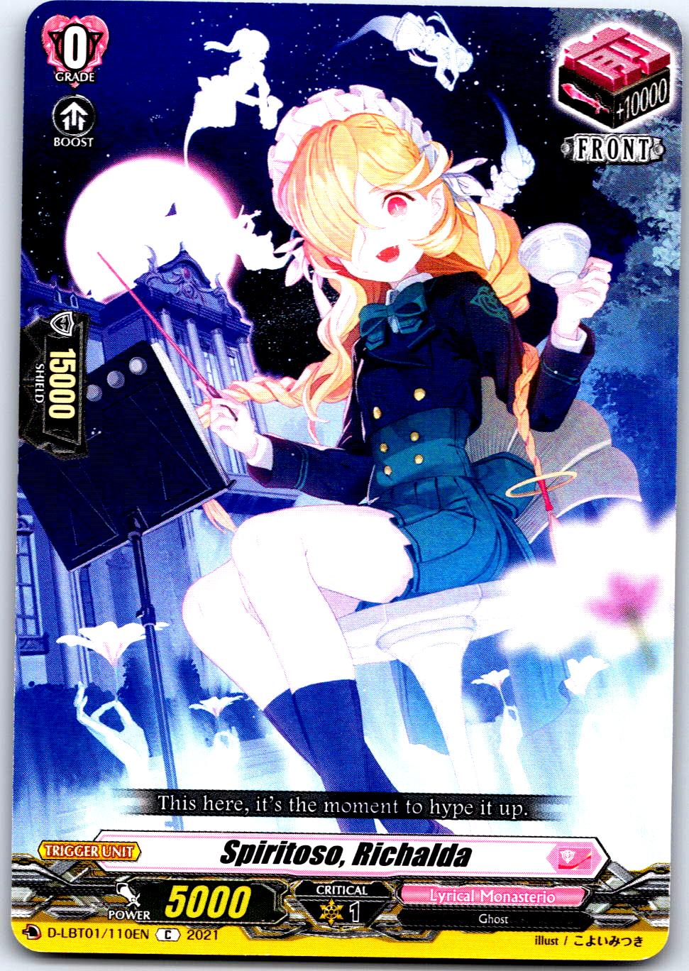 SPIRITOSO, RICHALDA D-LBT01/110EN C CARDFIGHT!! VANGUARD MP