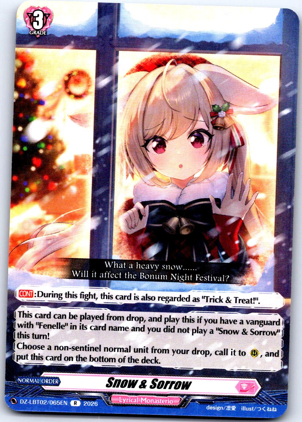 SNOW & SORROW DZ-LBT02/065EN R CARDFIGHT!! VANGUARD MP