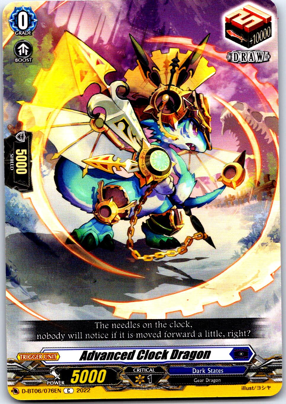ADVANCED CLOCK DRAGON D-BT06/076EN C CARDFIGHT!! VANGUARD MP