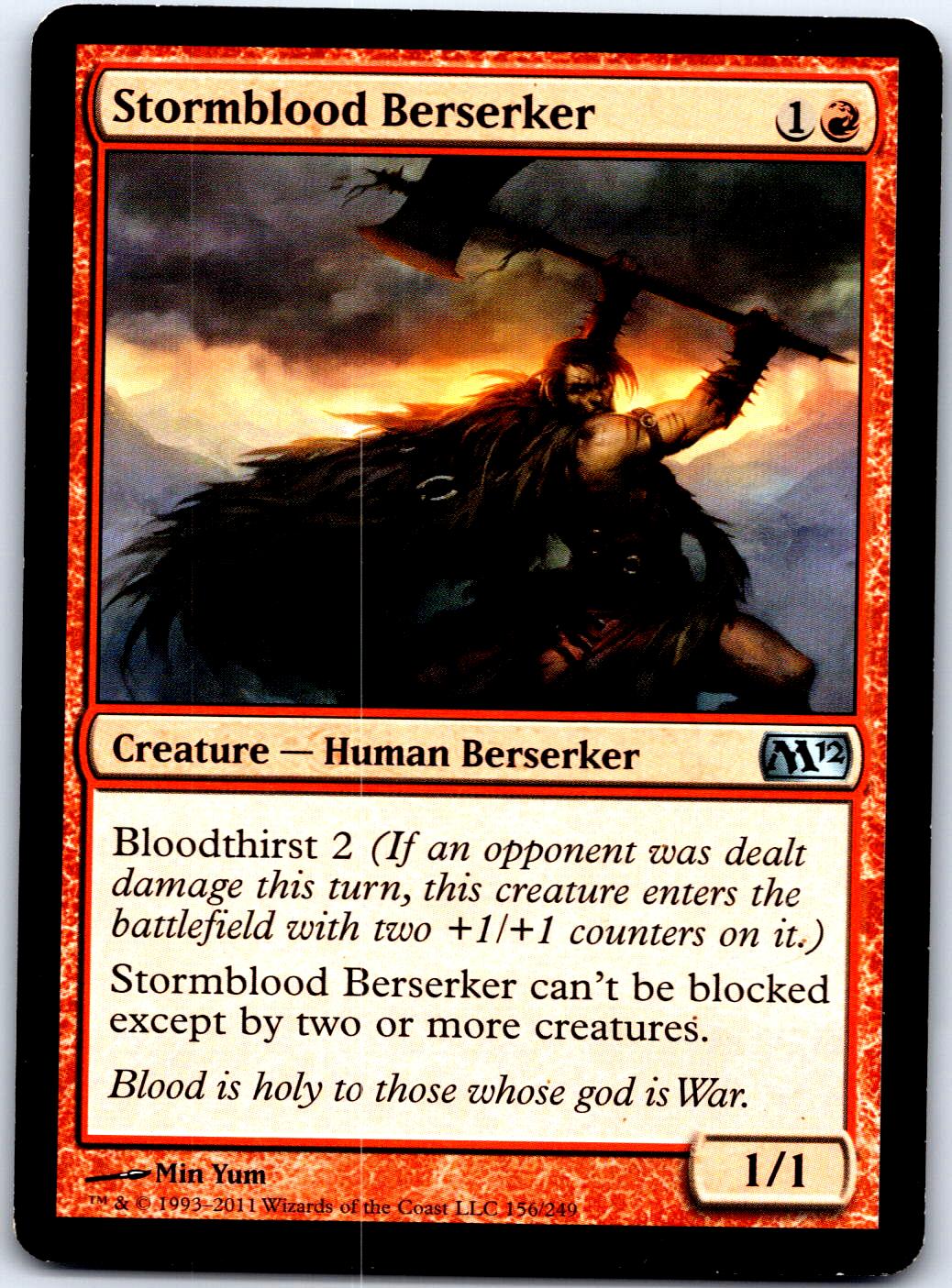 STORMBLOOD BERSERKER 156 UC MAGIC: THE GATHERING MP