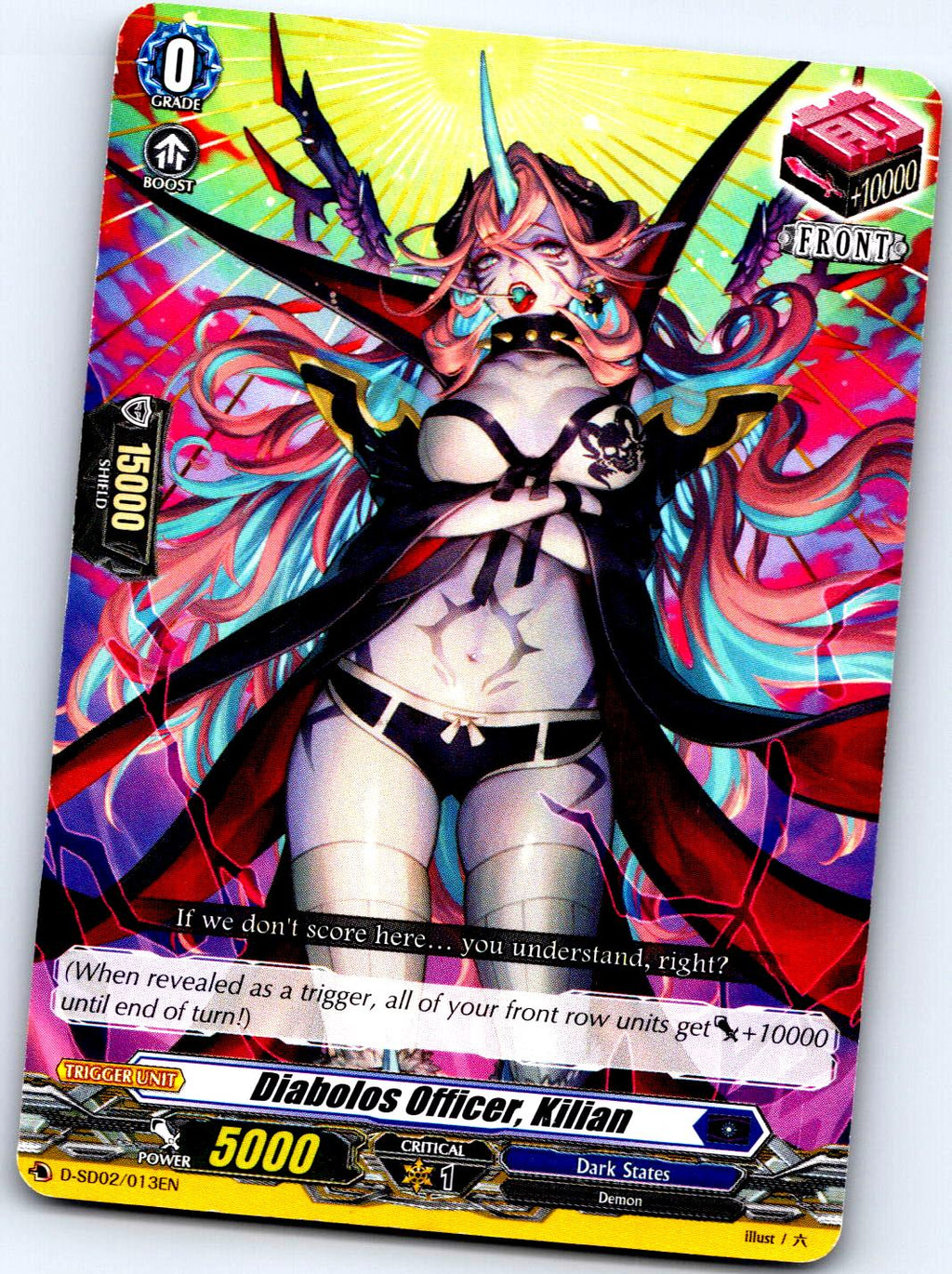 DIABOLOS OFFICER, KILIAN D-SD02/013EN TRIAL DECK CARDFIGHT!! VANGUARD MP