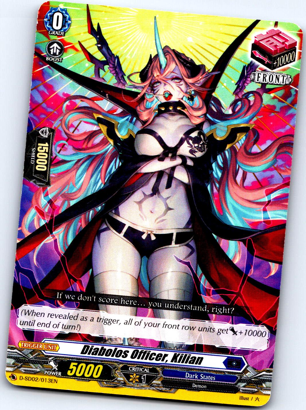 DIABOLOS OFFICER, KILIAN D-SD02/013EN TRIAL DECK CARDFIGHT!! VANGUARD MP