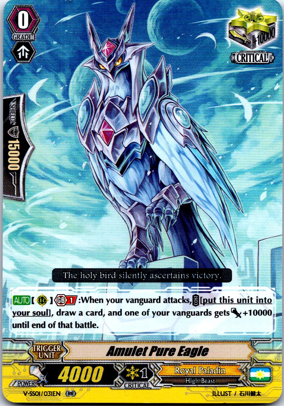 AMULET PURE EAGLE V-SS01/031EN RR CARDFIGHT!! VANGUARD MP