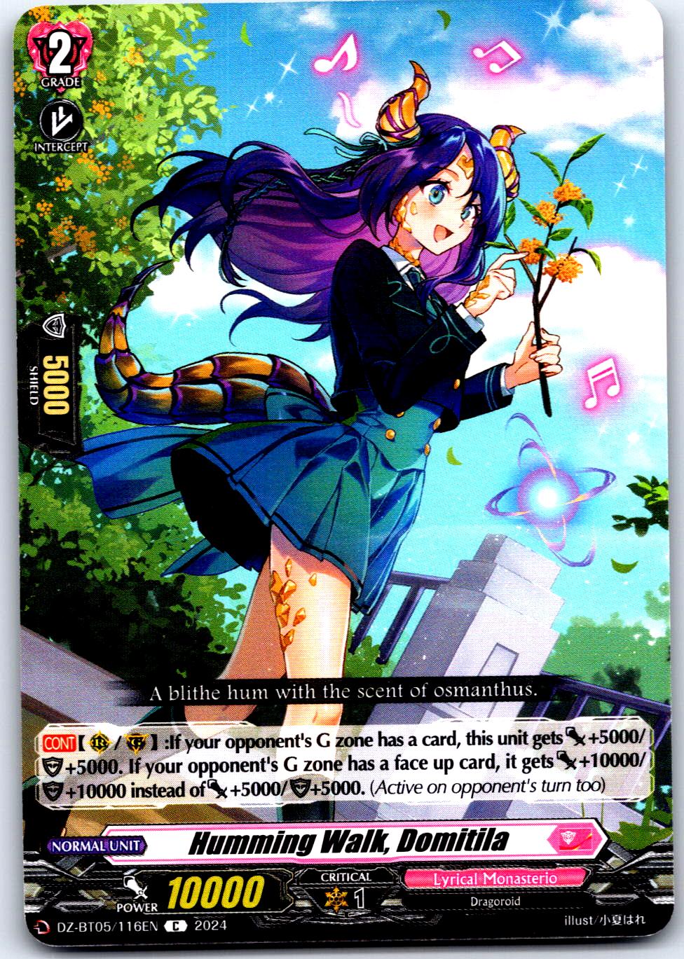 HUMMING WALK, DOMITILA DZ-BT05/116EN C CARDFIGHT!! VANGUARD MP