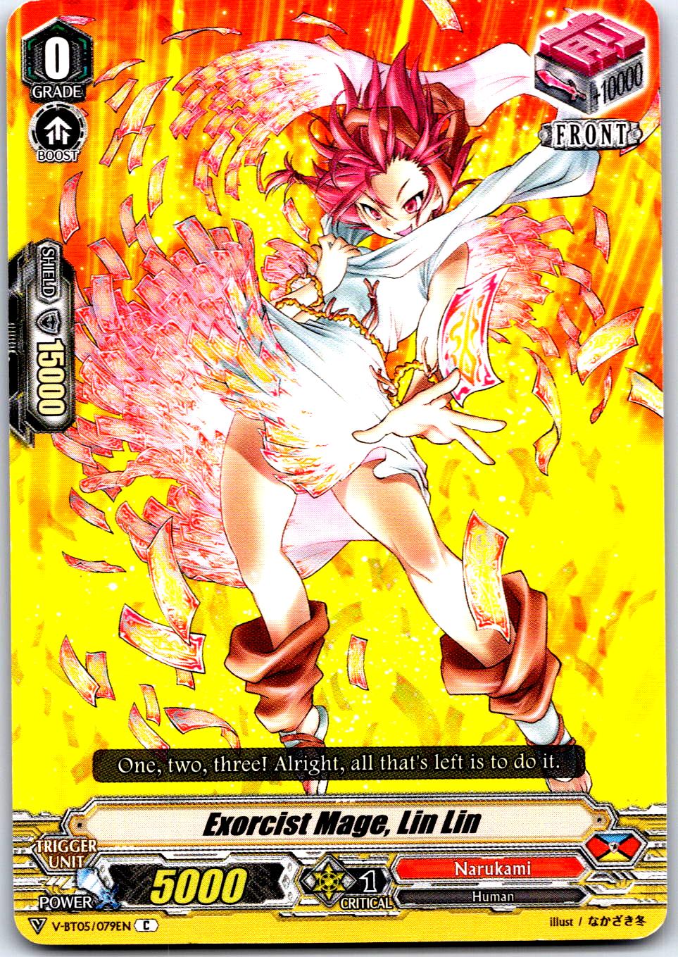 EXORCIST MAGE, LIN LIN V-BT05/079EN C CARDFIGHT!! VANGUARD MP