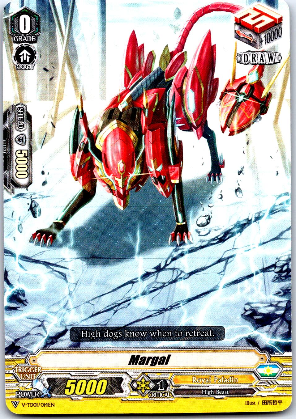 MARGAL V-TD01/014EN TRIAL DECK CARDFIGHT!! VANGUARD MP