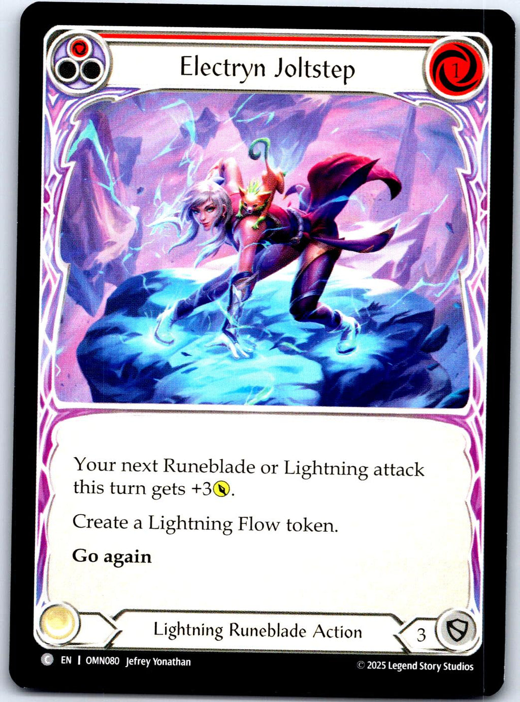 ELECTRYN JOLTSTEP (RED) OMN080 C FLESH AND BLOOD MP