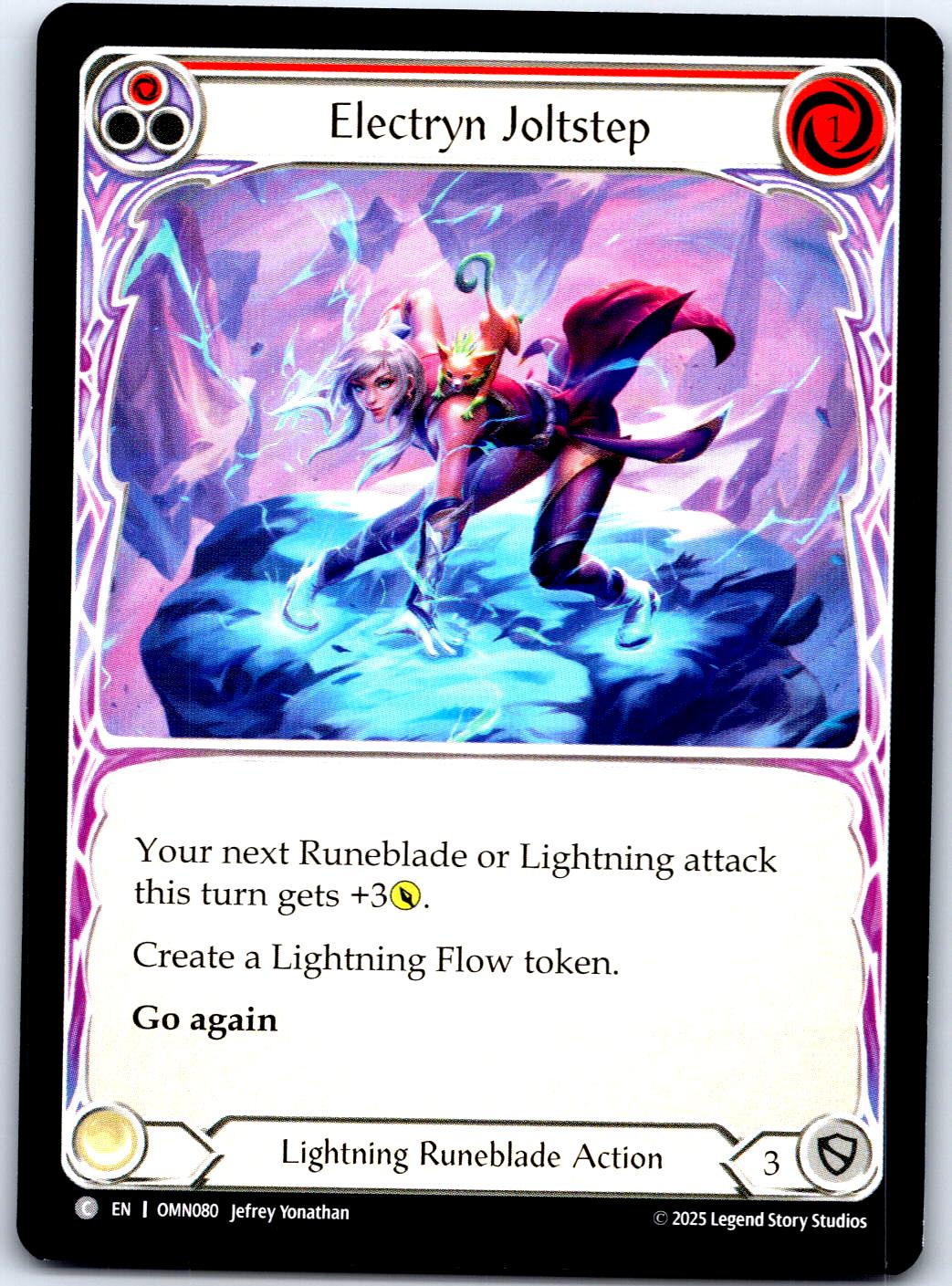 ELECTRYN JOLTSTEP (RED) OMN080 C FLESH AND BLOOD MP