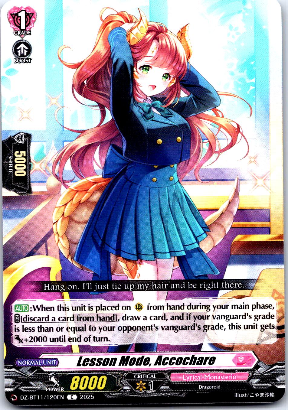 LESSON MODE, ACCOCHARE DZ-BT11/120EN C CARDFIGHT!! VANGUARD MP