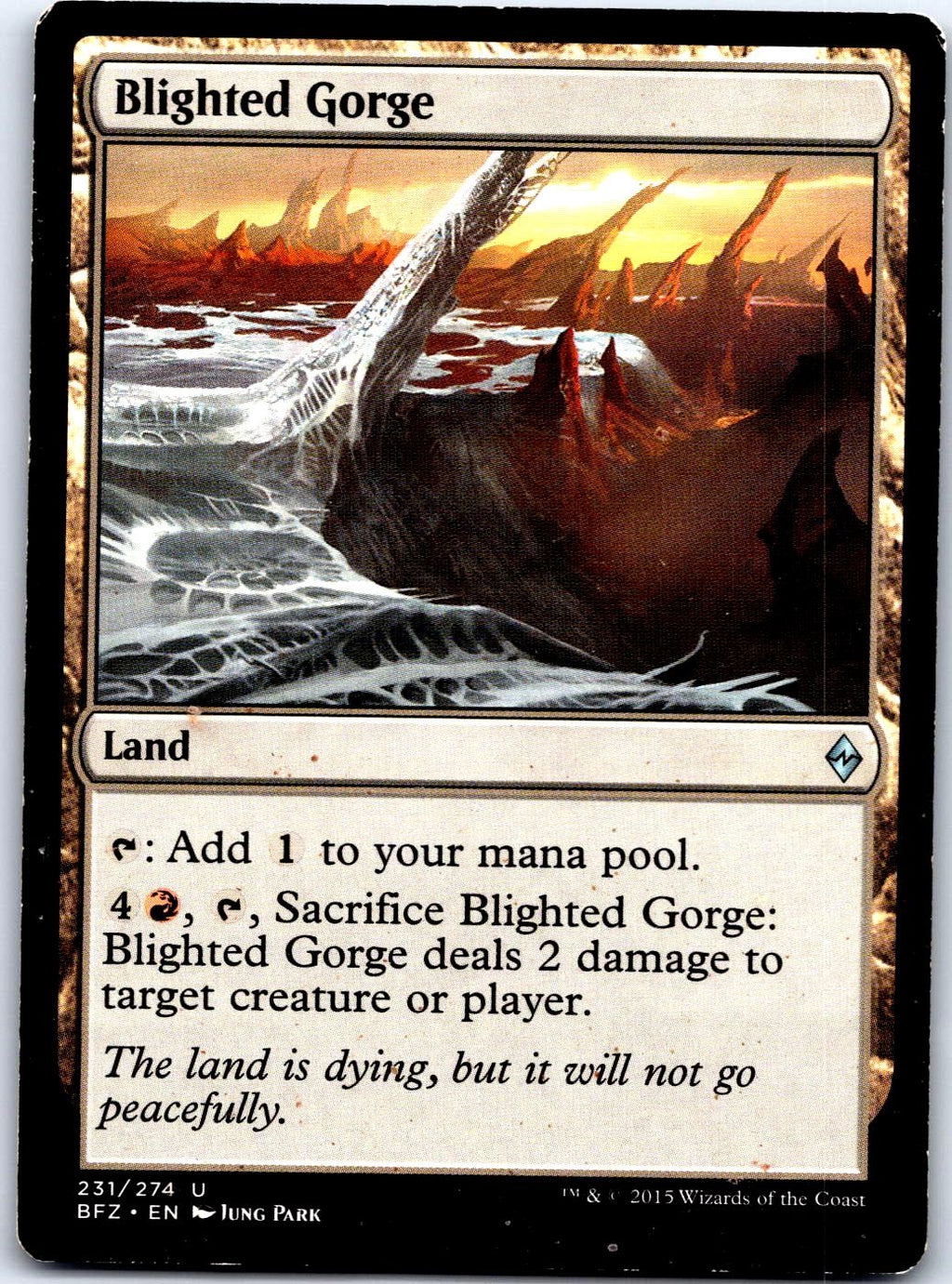 BLIGHTED GORGE 231 UC MAGIC: THE GATHERING MP