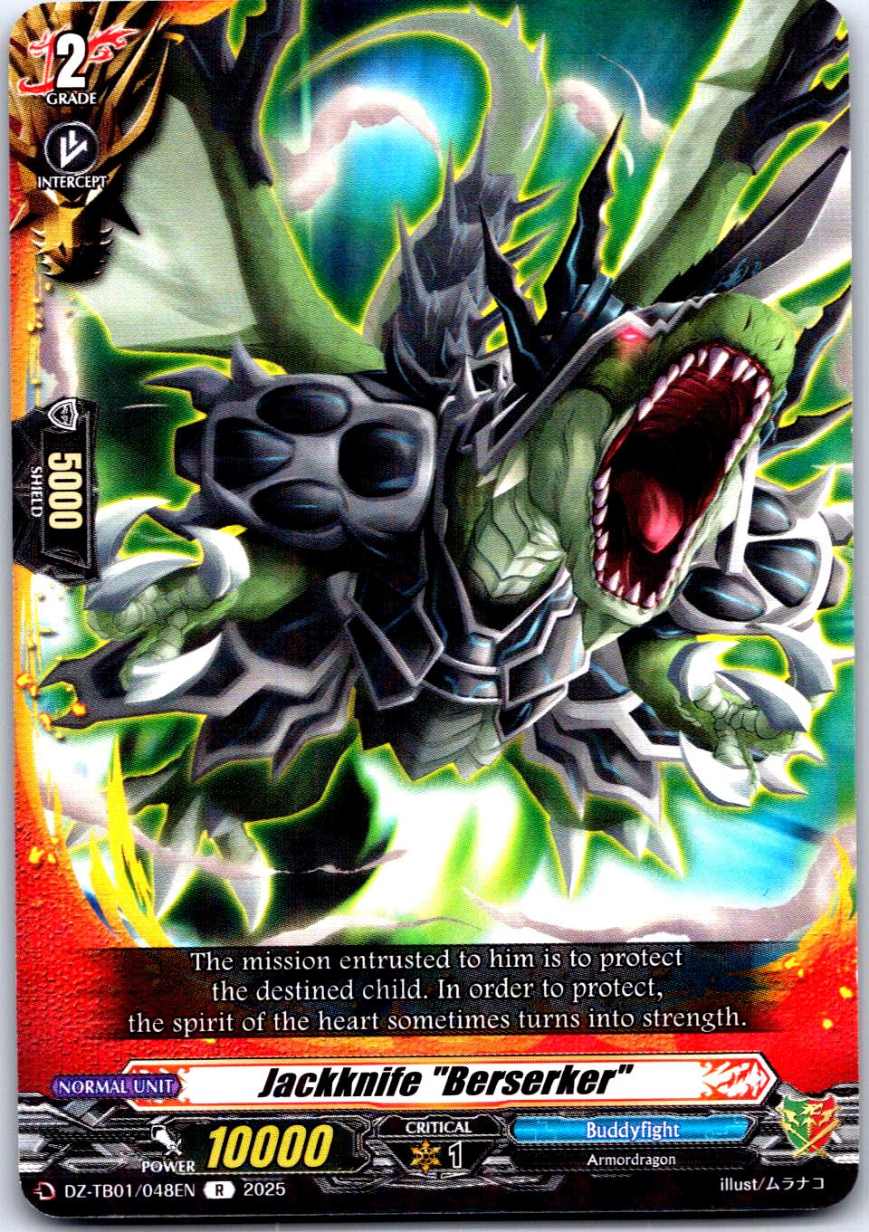 JACKKNIFE "BERSERKER" DZ-TB01/048EN R CARDFIGHT!! VANGUARD MP