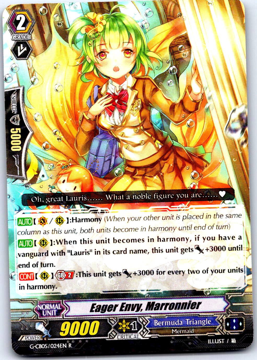 EAGER ENVY, MARRONNIER G-CB05/024EN R CARDFIGHT!! VANGUARD HP