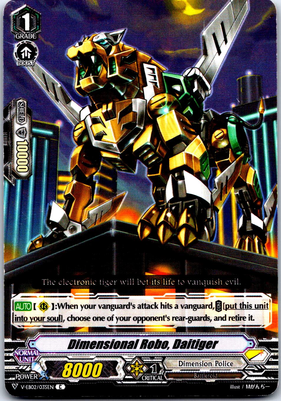 DIMENSIONAL ROBO, DAITIGER V-EB02/035EN C CARDFIGHT!! VANGUARD MP