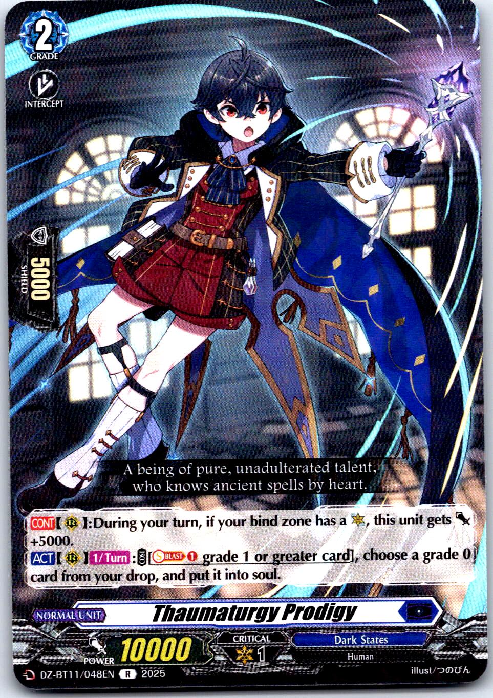 THAUMATURGY PRODIGY DZ-BT11/048EN R CARDFIGHT!! VANGUARD MP