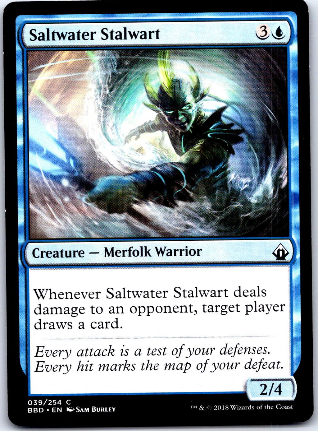 SALTWATER STALWART 39 C MAGIC: THE GATHERING MP