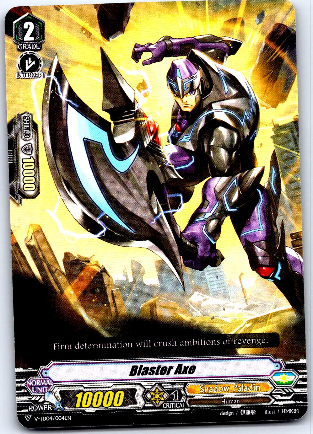 BLASTER AXE V-TD04/004EN TRIAL DECK CARDFIGHT!! VANGUARD MP