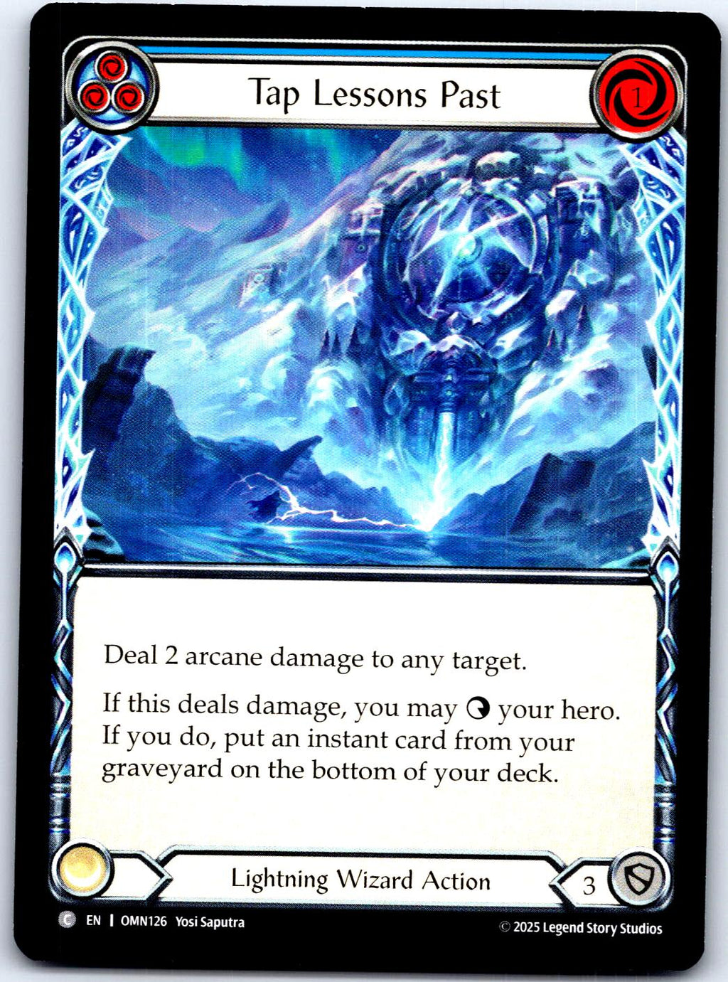 TAP LESSONS PAST (BLUE) OMN126 C FLESH AND BLOOD MP