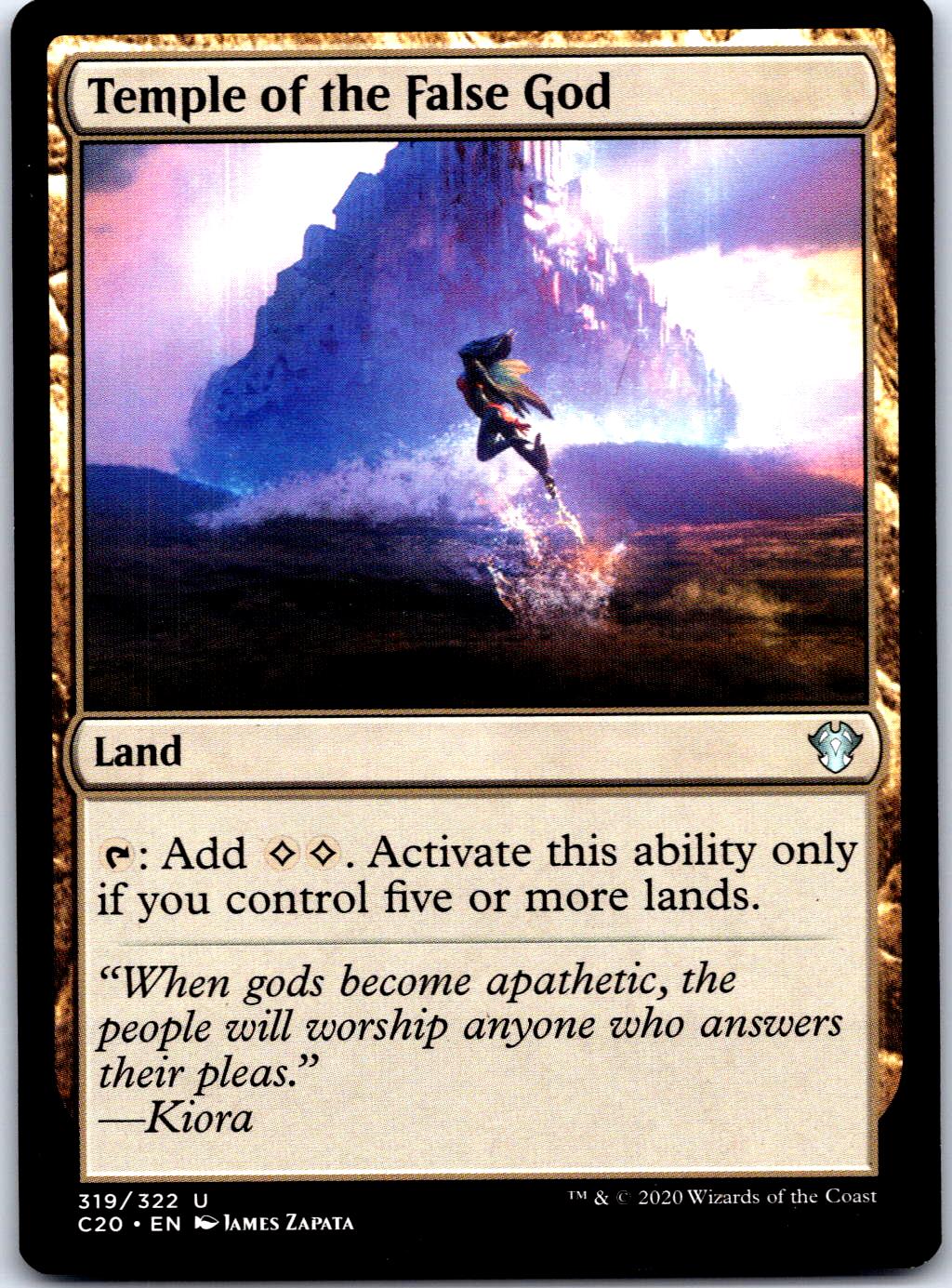 TEMPLE OF THE FALSE GOD 319 UC MAGIC: THE GATHERING MP