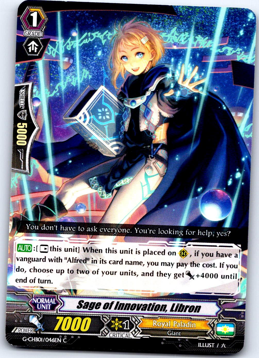 SAGE OF INNOVATION, LIBRON G-CHB01/046EN C CARDFIGHT!! VANGUARD MP