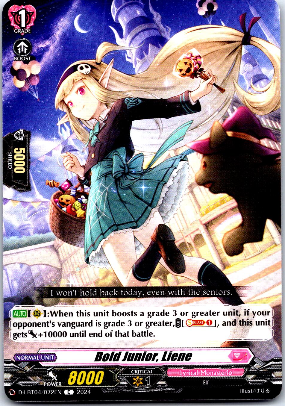 BOLD JUNIOR, LIENE D-LBT04/072EN C CARDFIGHT!! VANGUARD MP