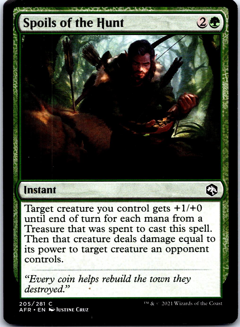 SPOILS OF THE HUNT 205 C MAGIC: THE GATHERING MP
