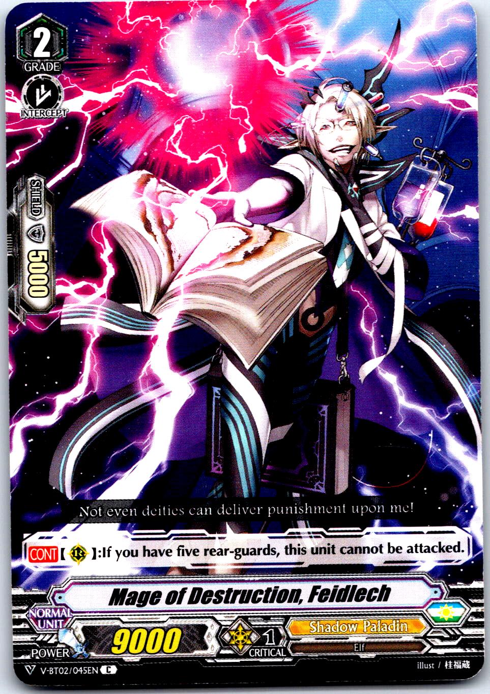MAGE OF DESTRUCTION, FEIDLECH V-BT02/045EN C CARDFIGHT!! VANGUARD MP