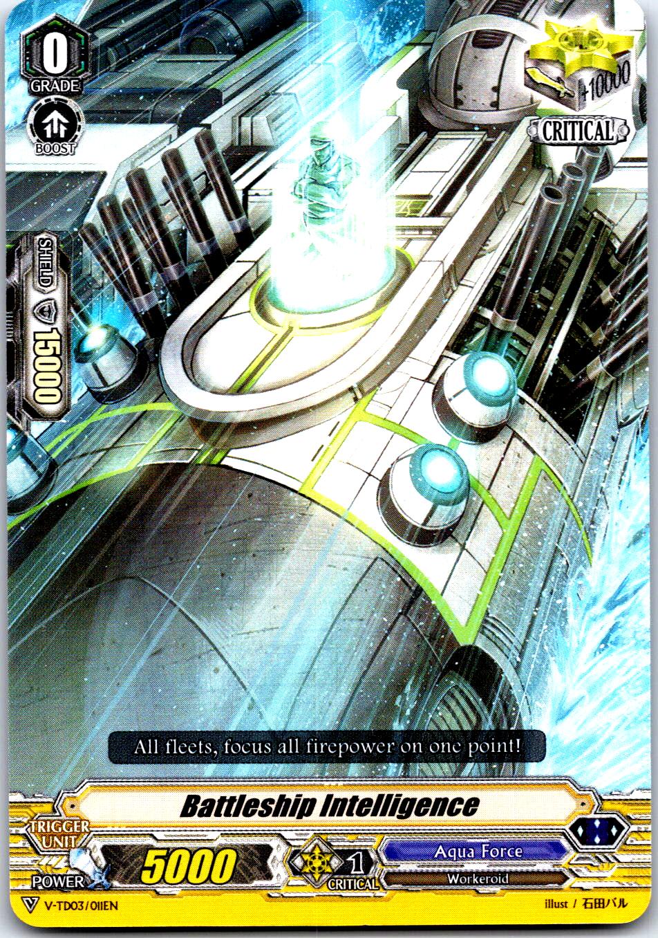 BATTLESHIP INTELLIGENCE V-TD03/011EN TRIAL DECK CARDFIGHT!! VANGUARD MP