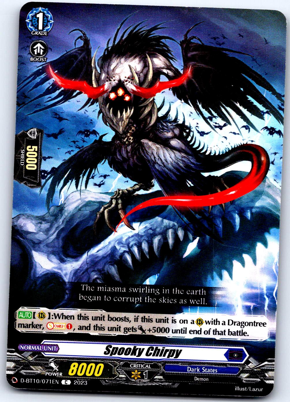 SPOOKY CHIRPY D-BT10/071EN C CARDFIGHT!! VANGUARD MP