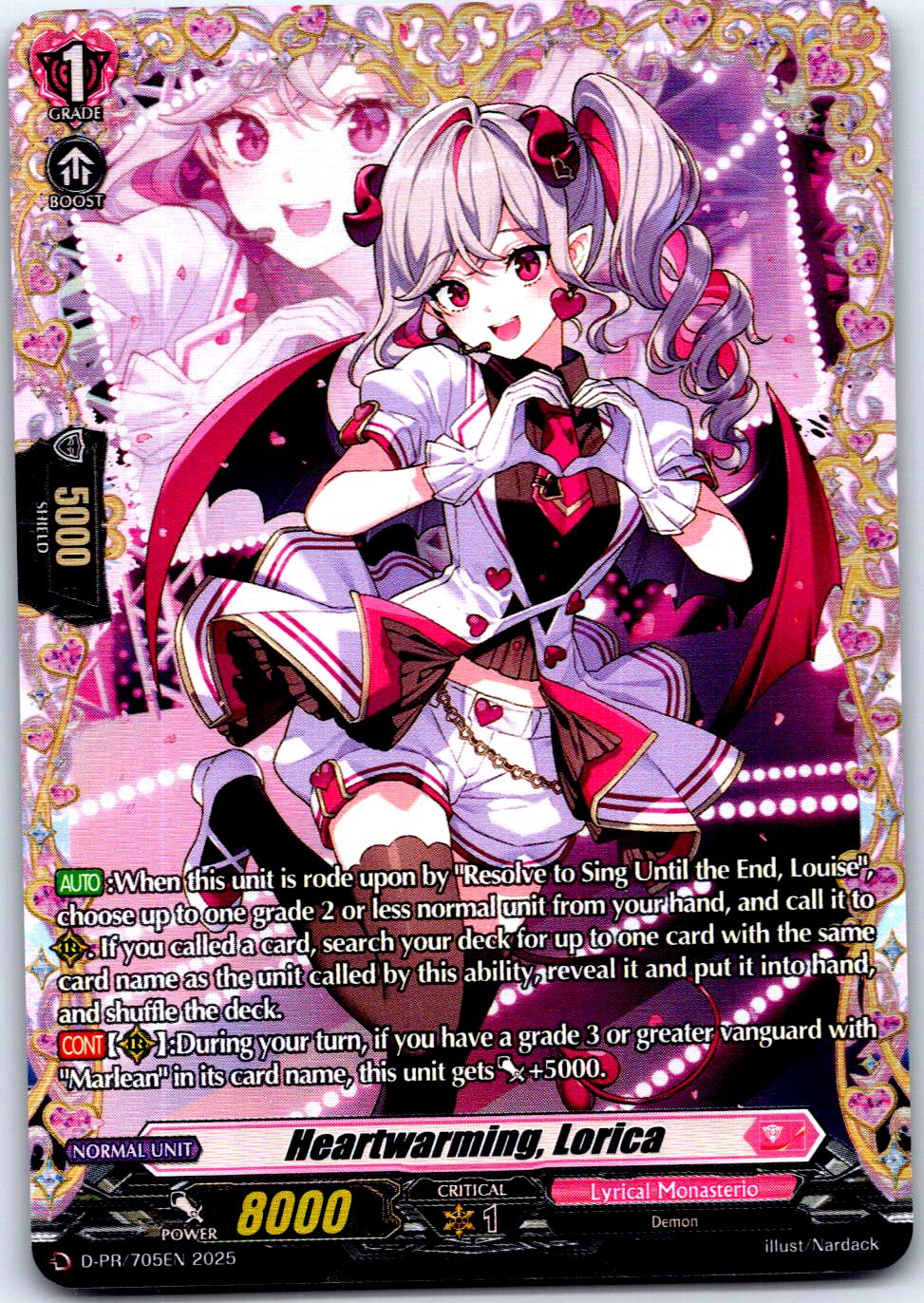 HEARTWARMING, LORICA D-PR/705EN P CARDFIGHT!! VANGUARD LP