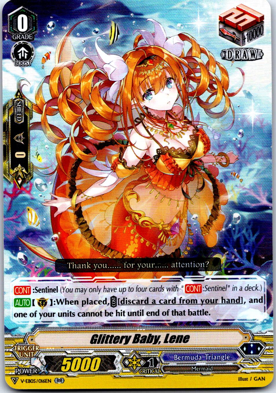 GLITTERY BABY, LENE V-EB05/016EN RR CARDFIGHT!! VANGUARD MP