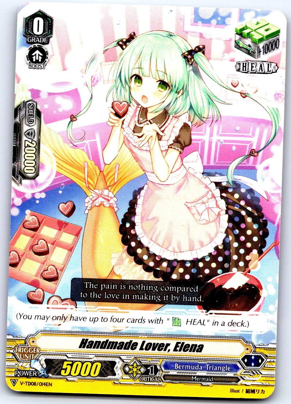 HANDMADE LOVER, ELENA V-TD08/014EN TRIAL DECK CARDFIGHT!! VANGUARD MP