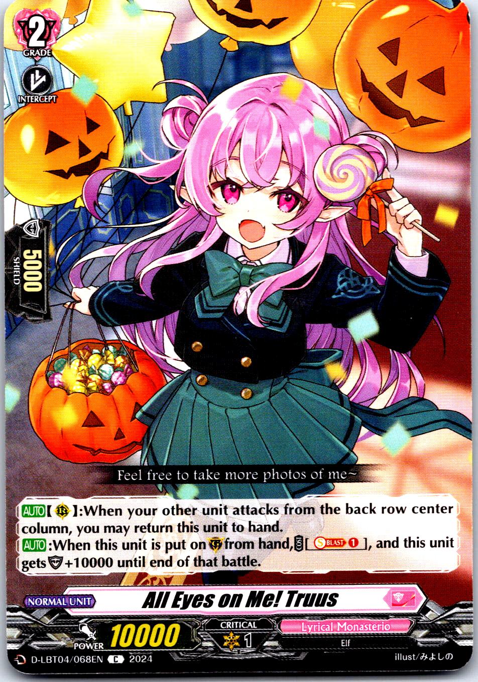 ALL EYES ON ME! TRUUS D-LBT04/068EN C CARDFIGHT!! VANGUARD MP