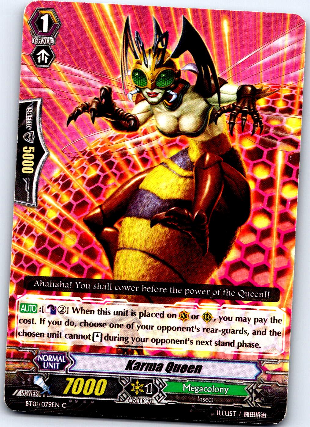 KARMA QUEEN BT01/079EN C CARDFIGHT!! VANGUARD MP
