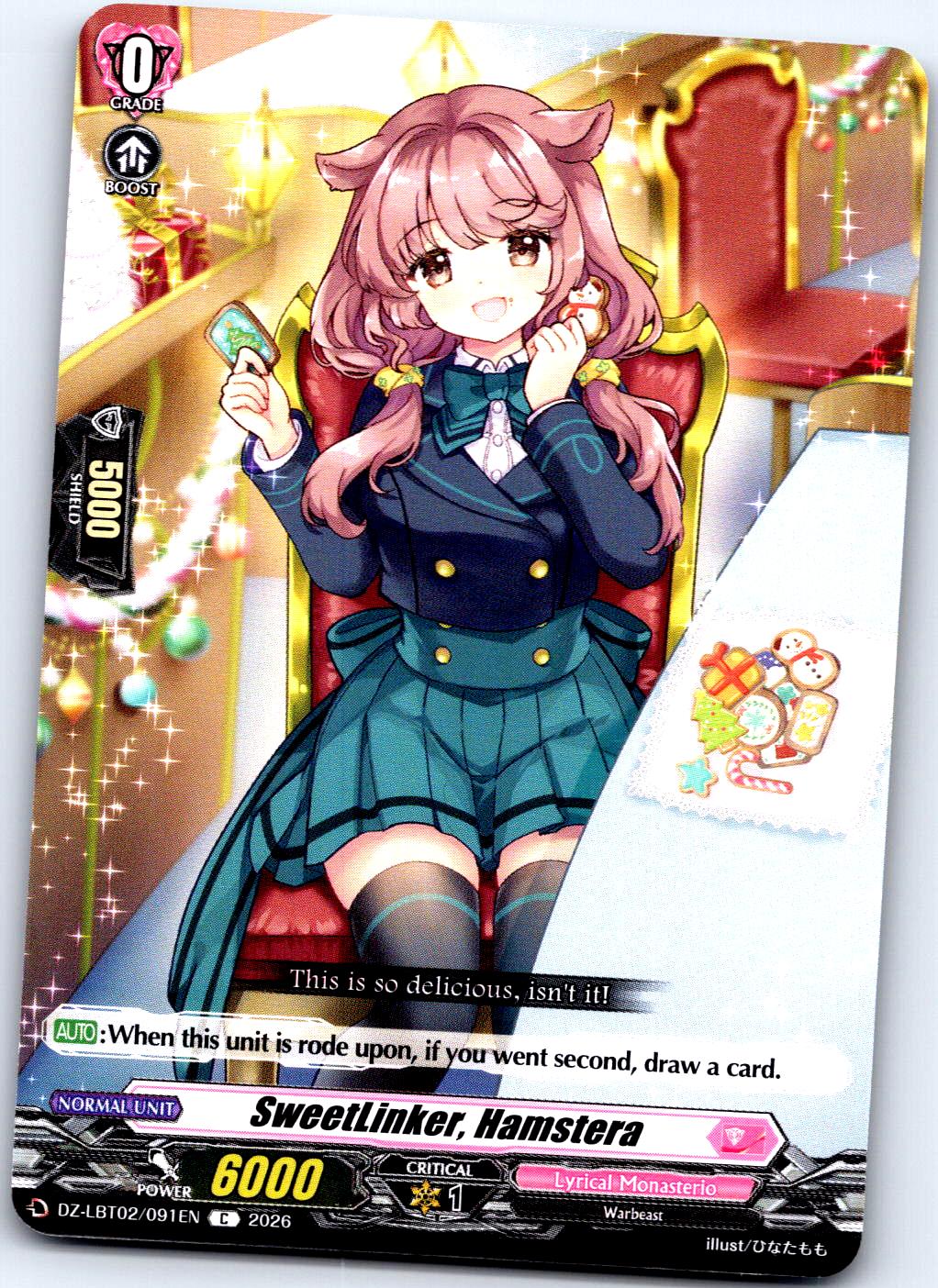 SWEETLINKER, HAMSTERA DZ-LBT02/091EN C CARDFIGHT!! VANGUARD MP