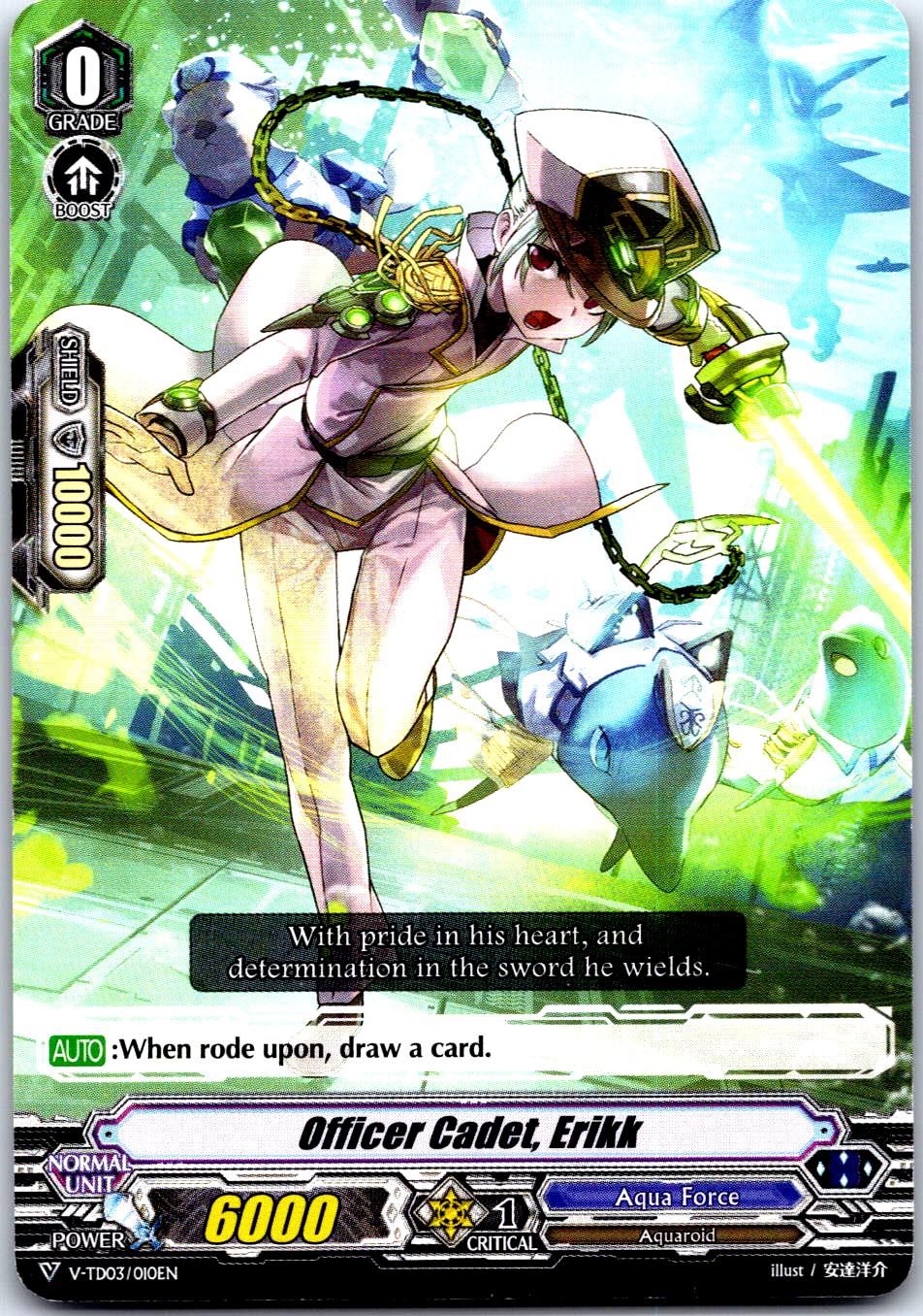 OFFICER CADET, ERIKK V-TD03/010EN TRIAL DECK CARDFIGHT!! VANGUARD MP