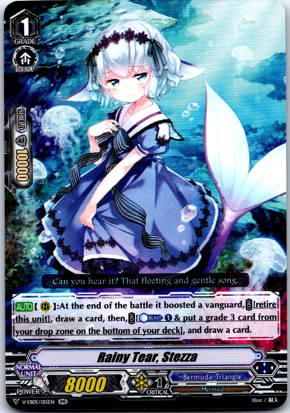 RAINY TEAR, STEZZA V-EB05/015EN RR CARDFIGHT!! VANGUARD MP
