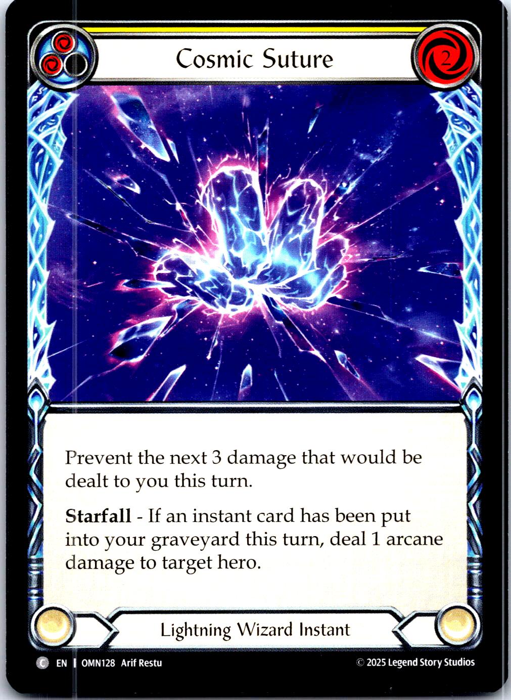 COSMIC SUTURE (YELLOW) OMN128 R FLESH AND BLOOD MP