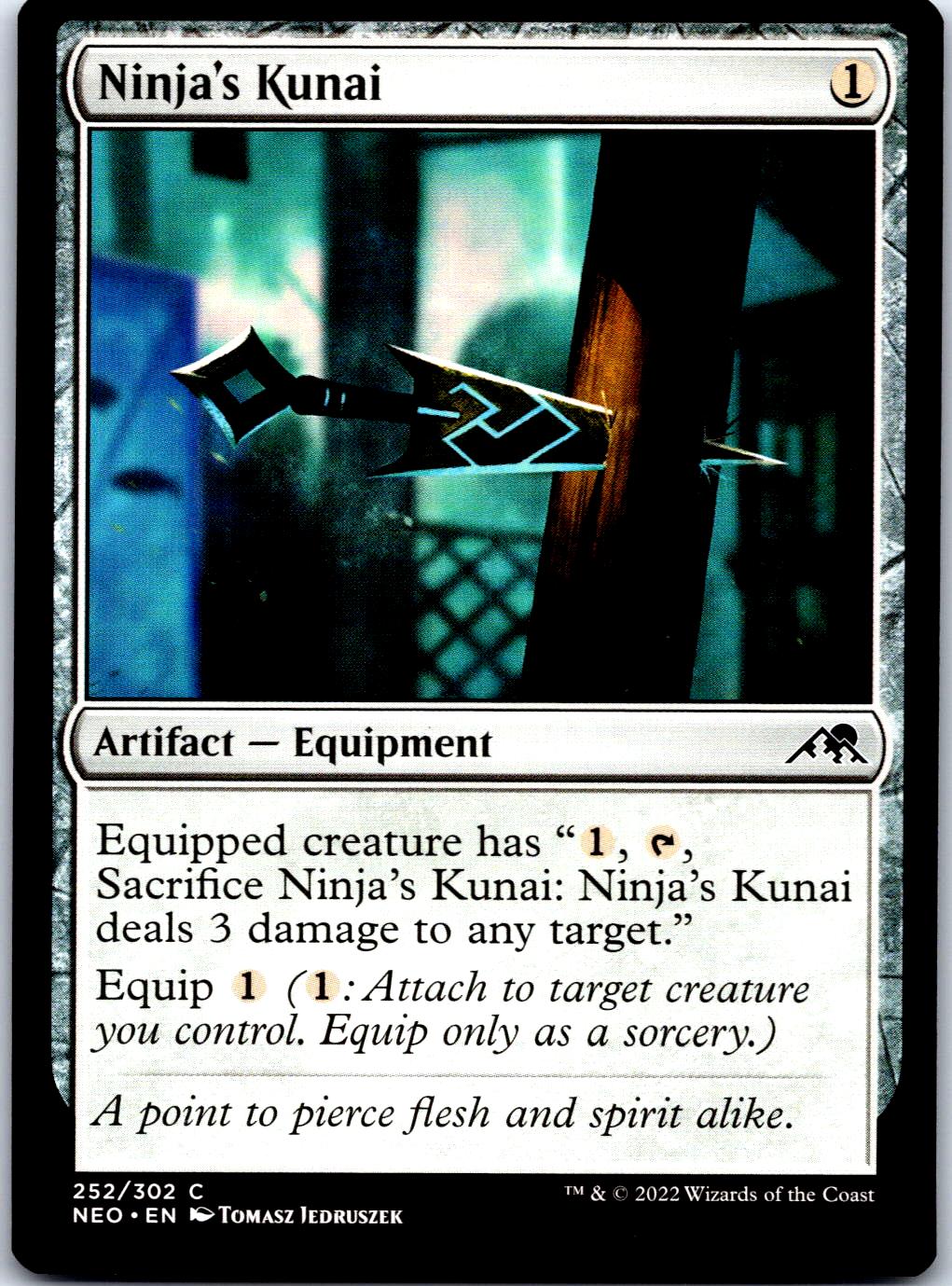 NINJA'S KUNAI 252 C MAGIC: THE GATHERING MP