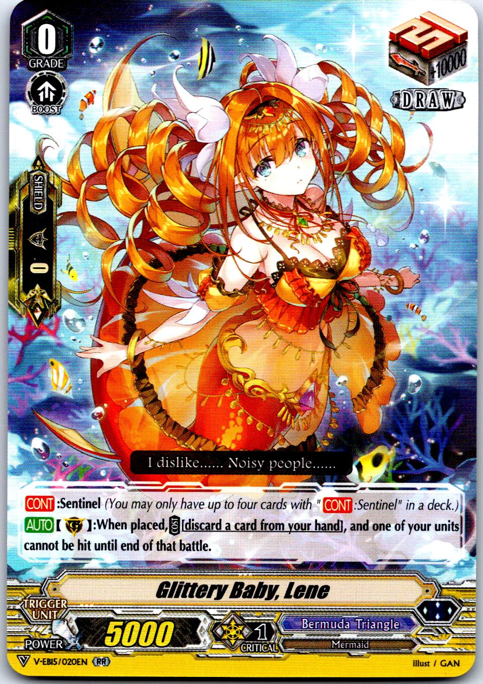 GLITTERY BABY, LENE V-EB15/020EN RR CARDFIGHT!! VANGUARD MP