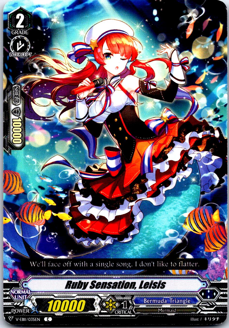 RUBY SENSATION, LEISIS V-EB11/035EN C CARDFIGHT!! VANGUARD MP