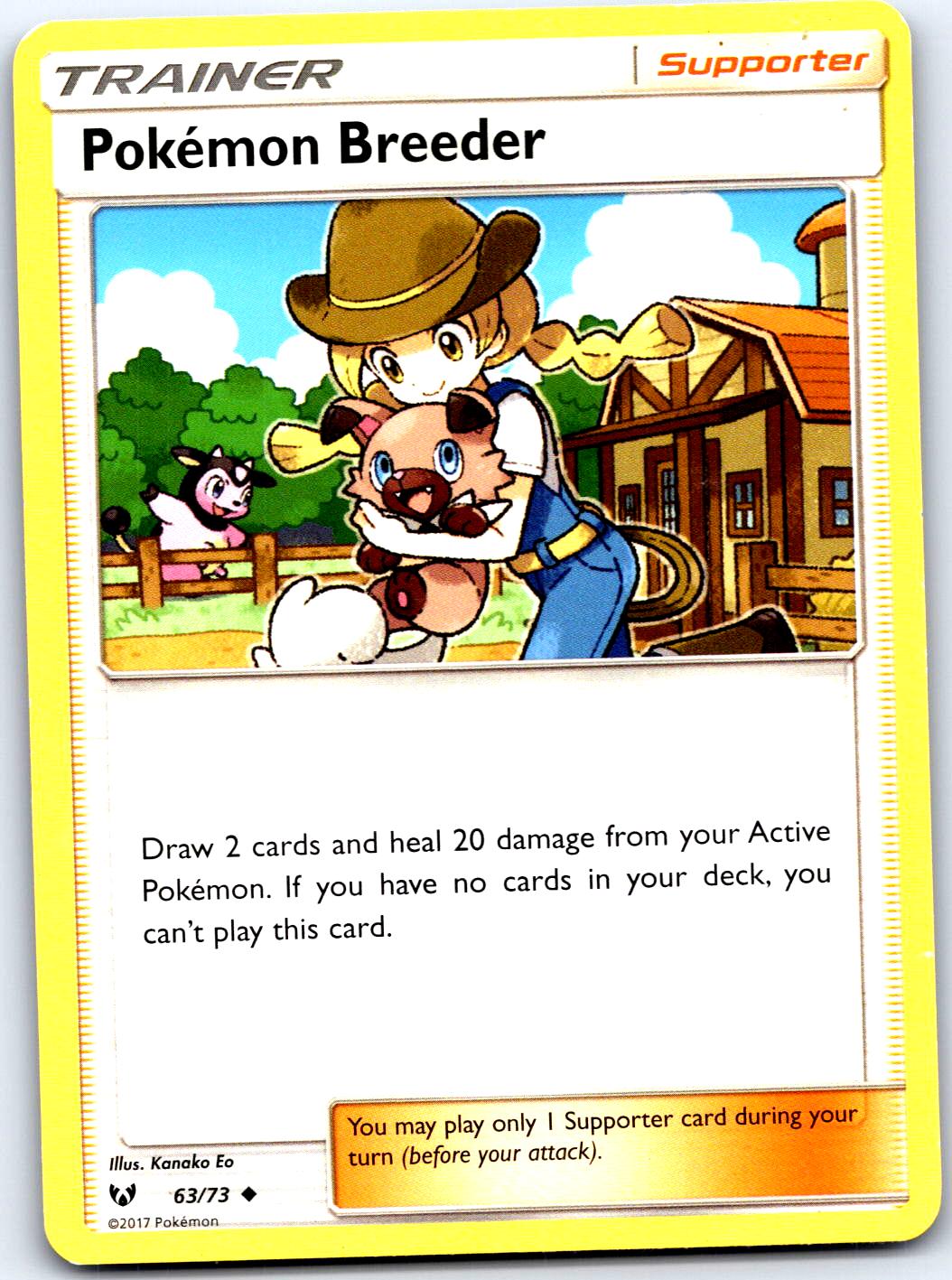 POKEMON BREEDER 63/73 UC POKEMON MP