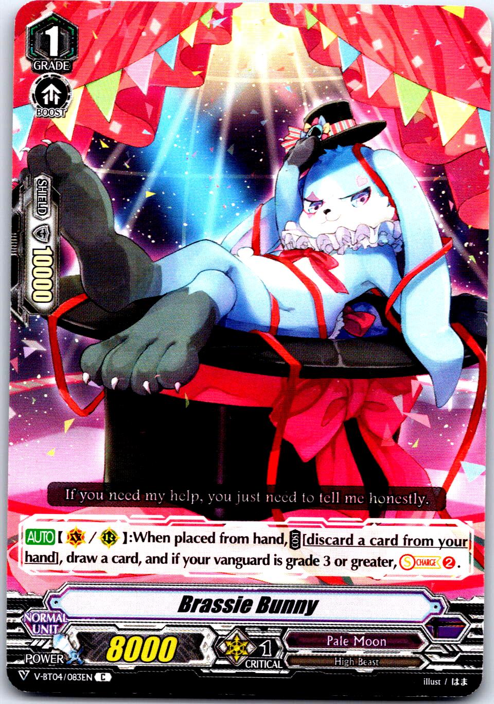 BRASSIE BUNNY V-BT04/083EN C CARDFIGHT!! VANGUARD MP