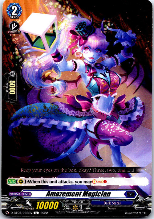 AMAZEMENT MAGICIAN D-BT05/062EN C CARDFIGHT!! VANGUARD MP