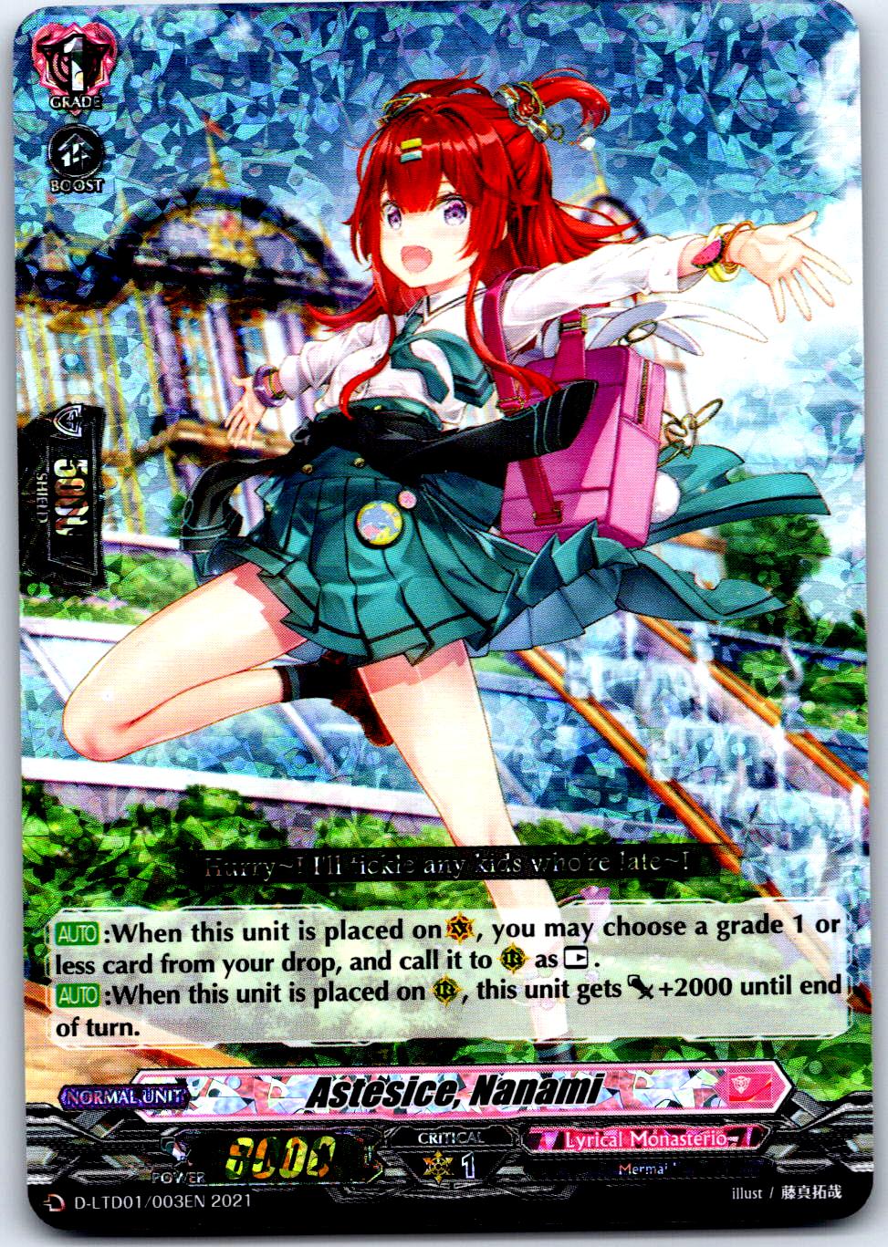 ASTESICE, NANAMI D-LTD01/003EN TRIAL DECK CARDFIGHT!! VANGUARD MP