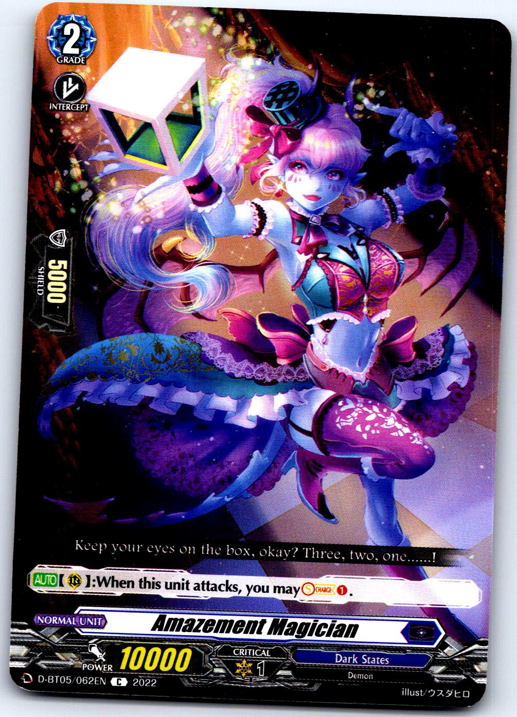 AMAZEMENT MAGICIAN D-BT05/062EN C CARDFIGHT!! VANGUARD MP