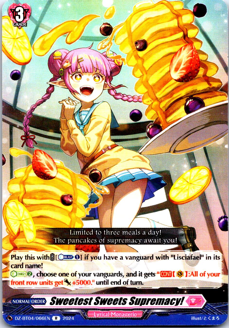 SWEETEST SWEETS SUPREMACY! DZ-BT04/066EN R CARDFIGHT!! VANGUARD MP