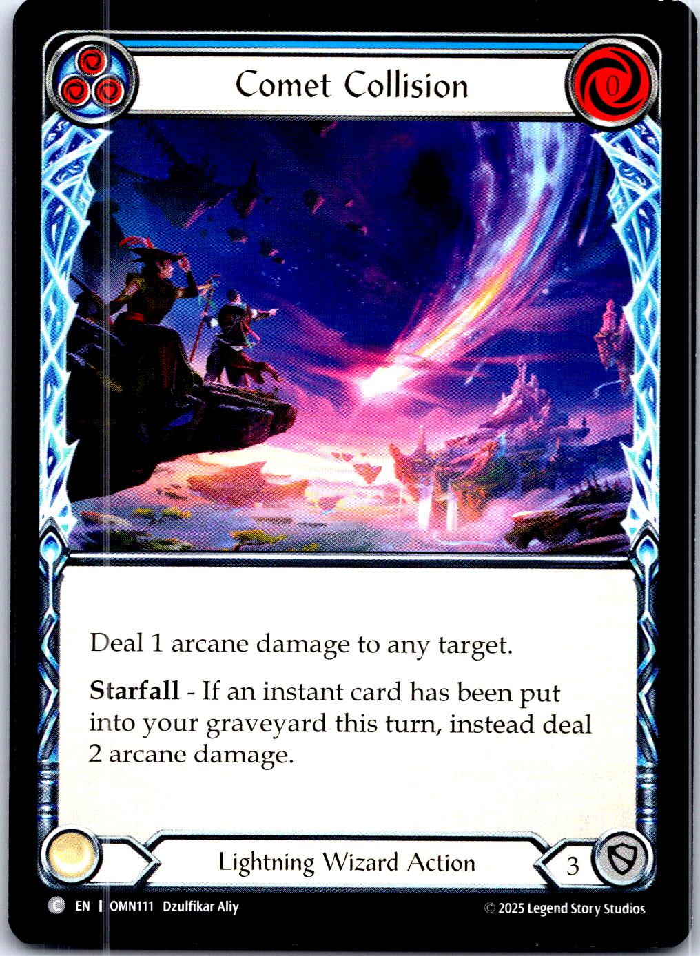 COMET COLLISION (BLUE) OMN111 C FLESH AND BLOOD MP
