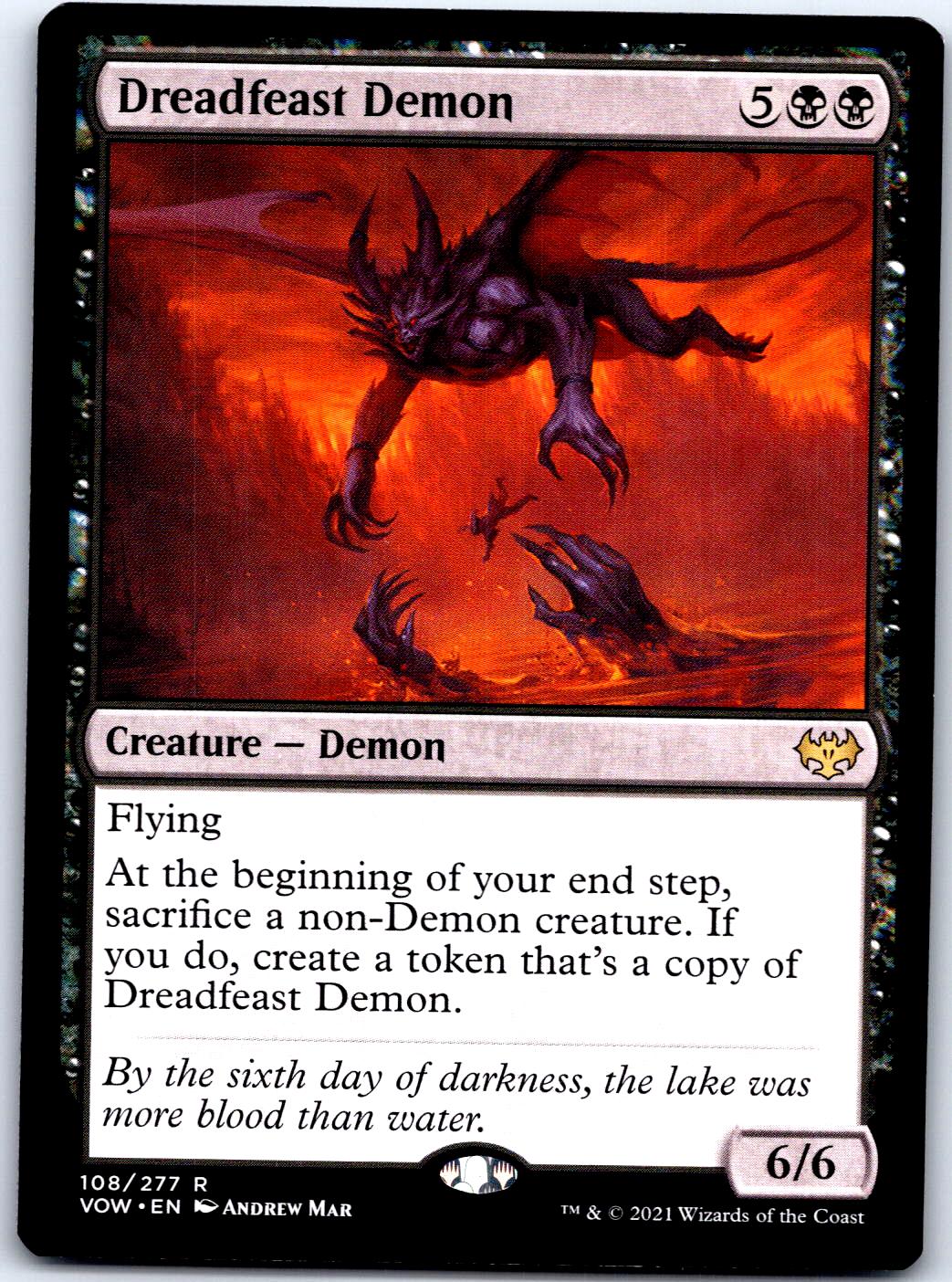 DREADFEAST DEMON 108 R MAGIC: THE GATHERING MP