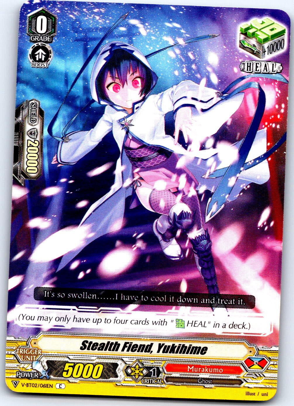 STEALTH FIEND, YUKIHIME V-BT02/061EN C CARDFIGHT!! VANGUARD MP